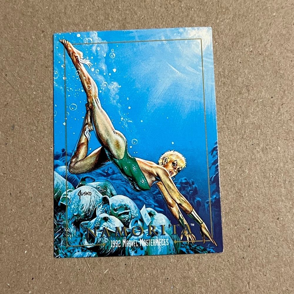 1992 Skybox Marvel Masterpieces Namorita #56 Trading Card
